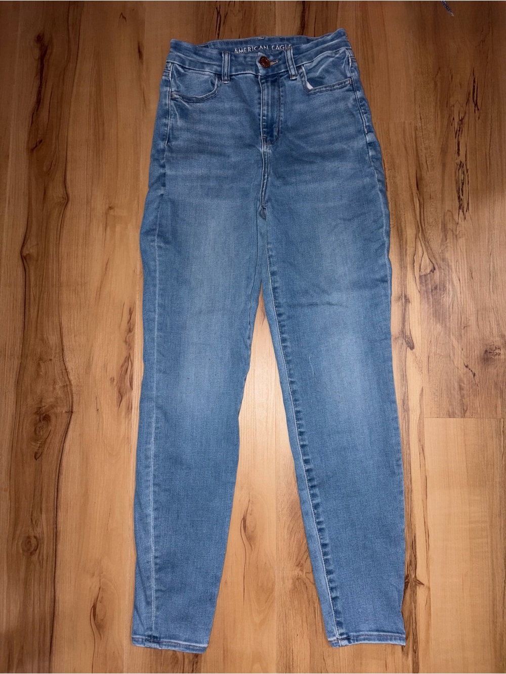 American Eagle Outfitters High-Rise Light Wash Jeggings
